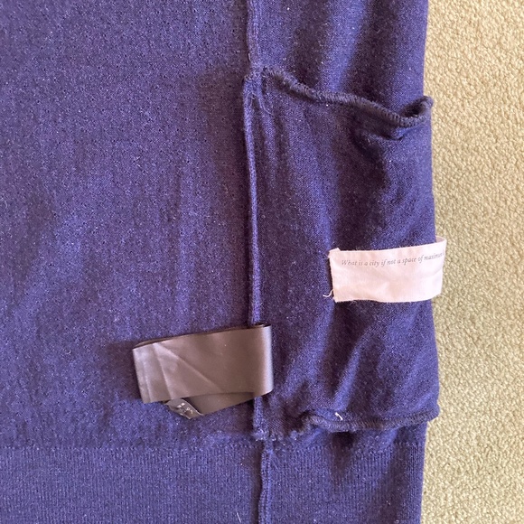Rapha Navy Wool Cycling Sweater - Picture 9 of 10